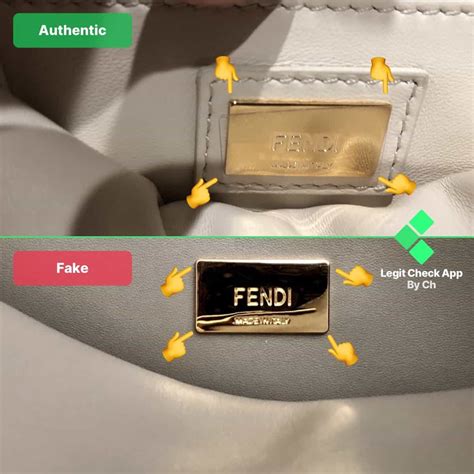 fendi keyring fake|how to check fendi peekaboo.